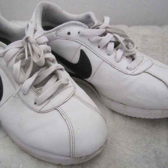 Nike Vintage Retro Old School Classic Cortez Leather Court Sneakers - Sz 10.5 Me - Picture 2 of 9